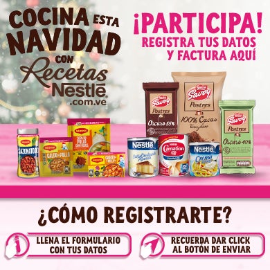 Cocina esta navidad con Recetas Nestlé