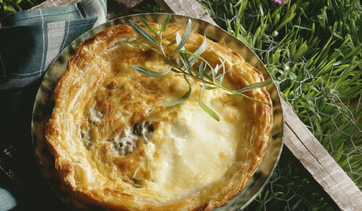 Pastel de Camarones con Espinaca