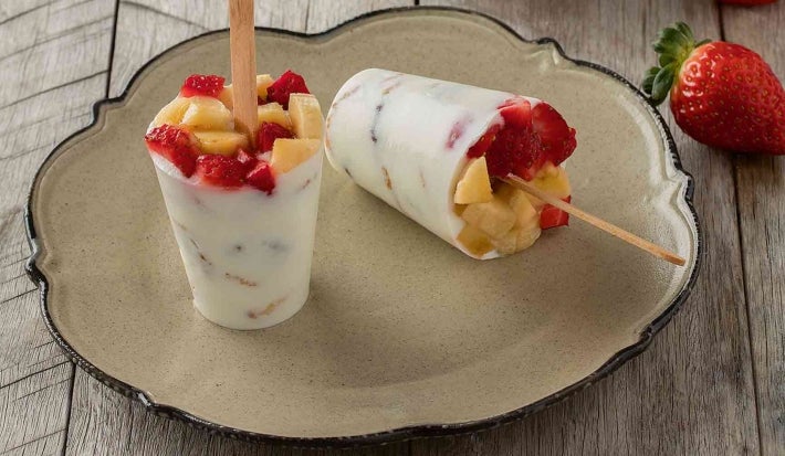 PALETAS DE YOGUR Y CEREAL